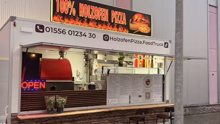 100% Holzofen Pizza- Food Truck