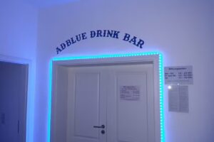 Ad Blue Drink Bar
