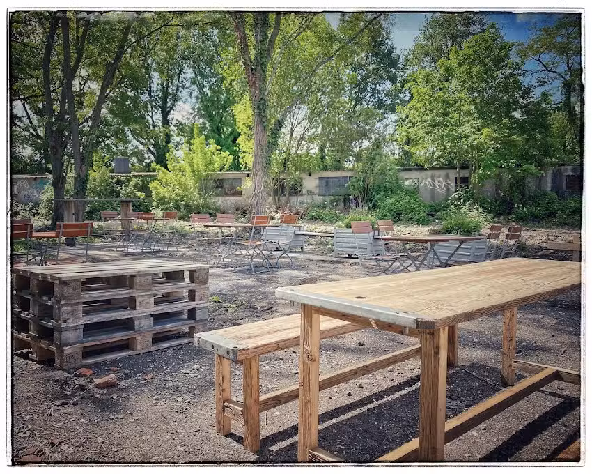 Baustellen Biergarten am Gro&szlig;markt