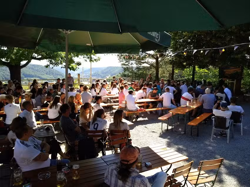 Biergarten &ndash; Aussichtsplatte Rauschbart