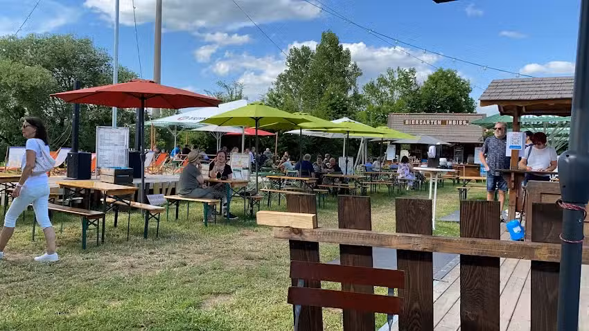 Biergarten im Auenpark