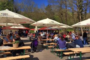 Biergarten im Mühlenpark