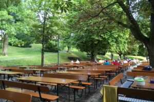 Biergarten im Stadtpark