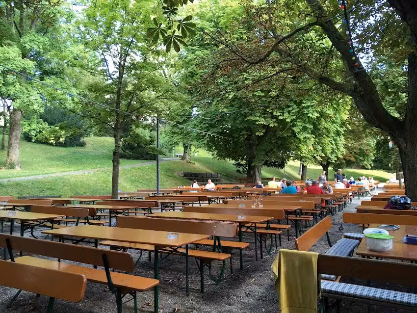 Biergarten im Stadtpark