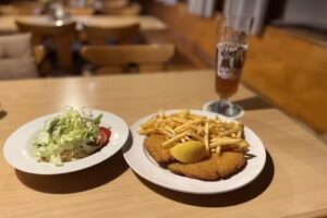 Biergarten Krone altes Profil
