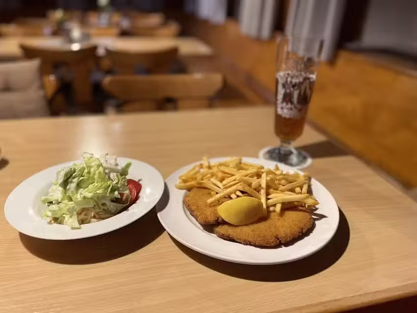 Biergarten Krone altes Profil