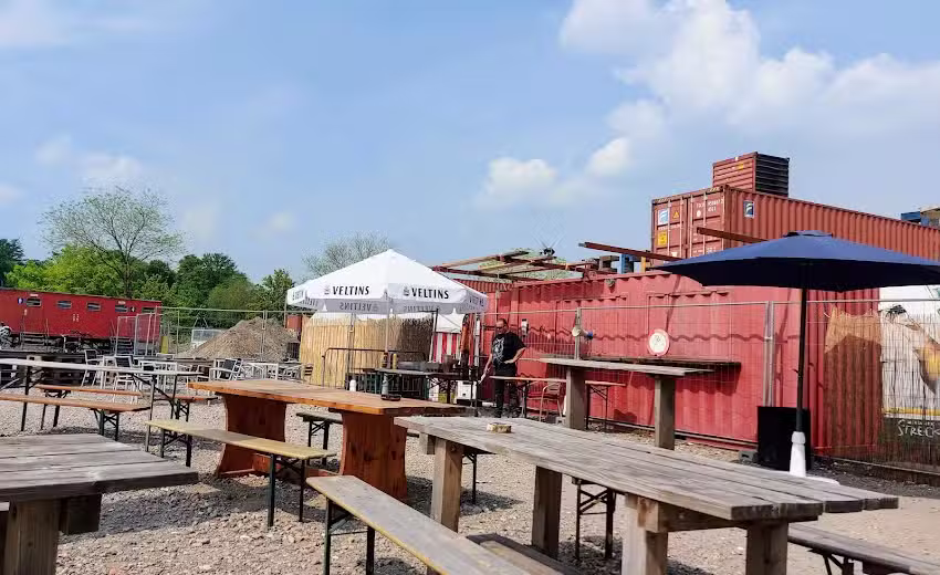 Biergarten Zeche Ewald wird STEELPARK