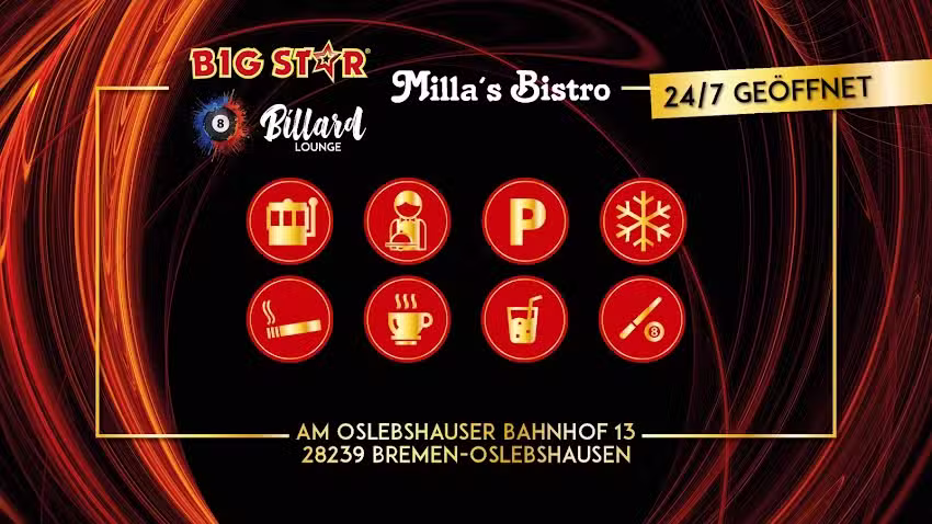 BIG STAR Billard Lounge / Millas Bistro