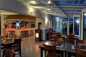 Blank eck griechische Restaurant