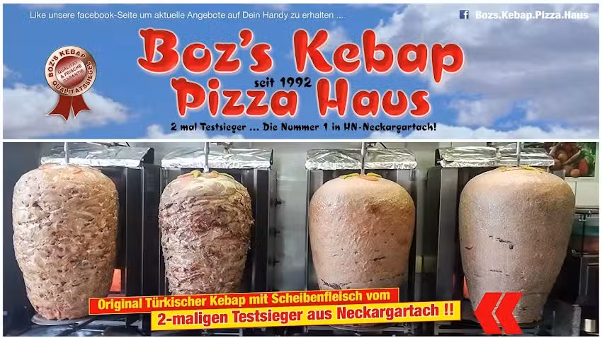 Boz&rsquo;s Kebap Pizza Haus Neckarga