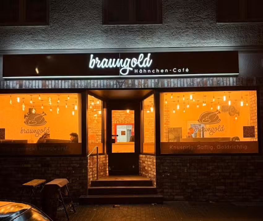 Braungold H&auml;hnchen Cafe