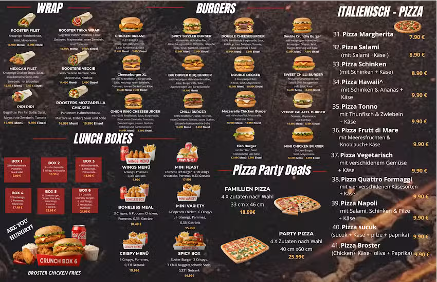 Broster chicken fery