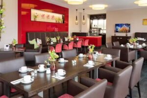 Cafe in der DEKU modelwelt