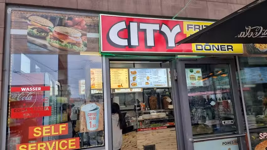 City Burger und Fritten