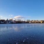 Eis am stadtsee