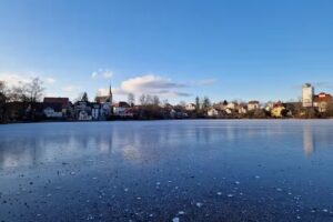 Eis am stadtsee