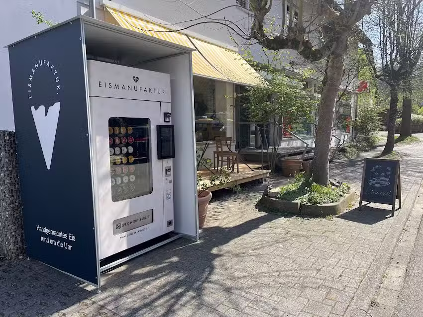 Eis, Eismanufaktur, Eisautomat 24/7