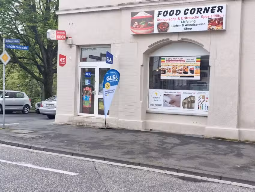 Etetye Habesha Baltina &ndash; &Auml;thiopisches Essen, Getreide Laden.