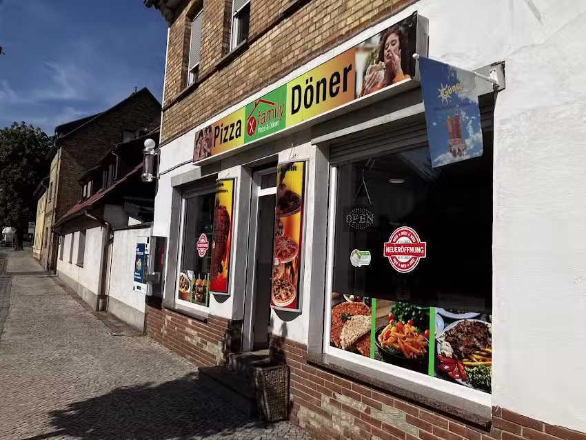 Family pizza d&ouml;ner