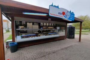 Fischhus Min Herzing Strand