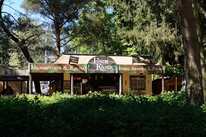 Fischkiosk im Serengeti-park