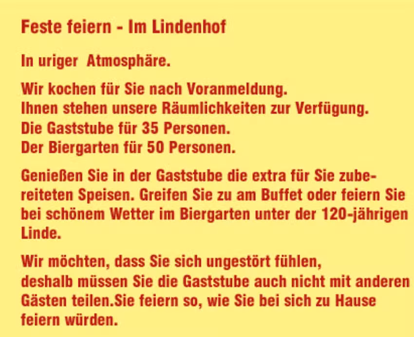 Gasthaus zum Lindenhof