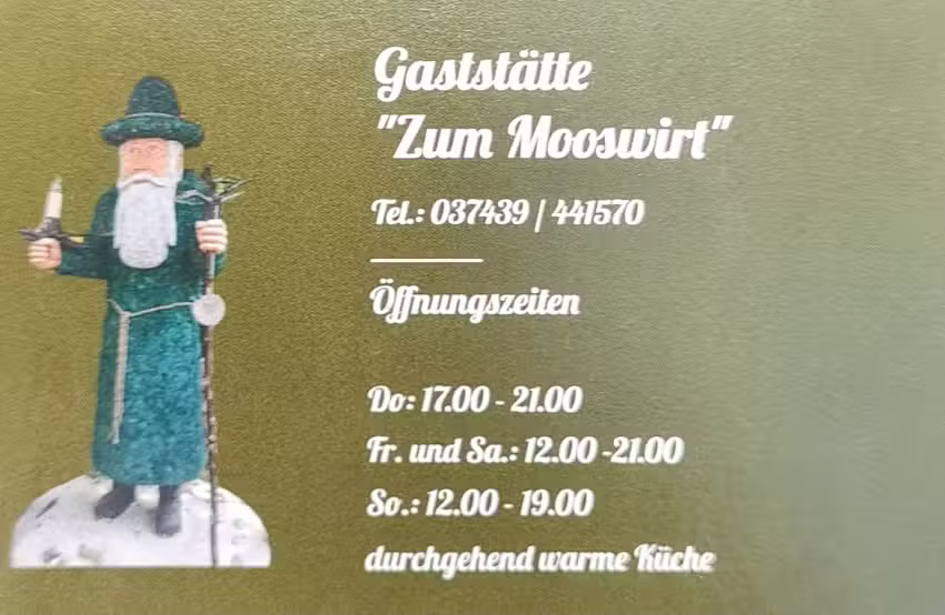 Gastst&auml;tte &bdquo;Zum Mooswirt&ldquo;