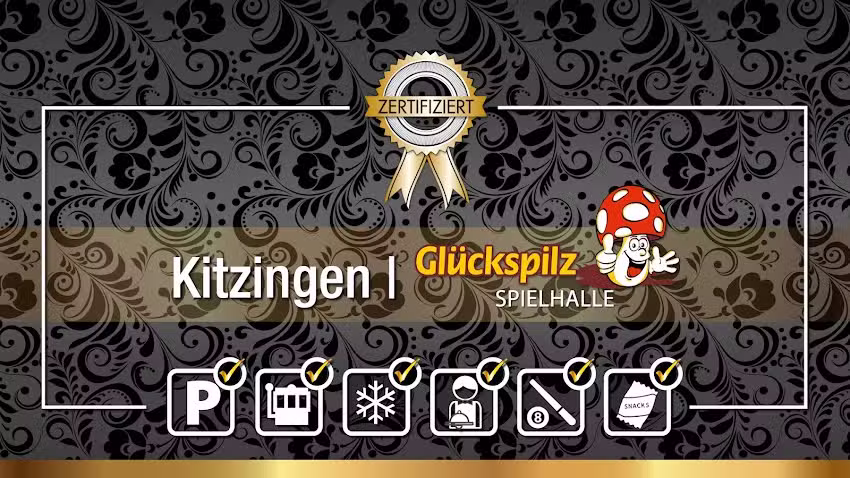 Gl&uuml;ckspilz Spielhalle