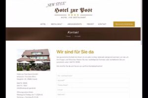 Hotel zur Post, Restaurant