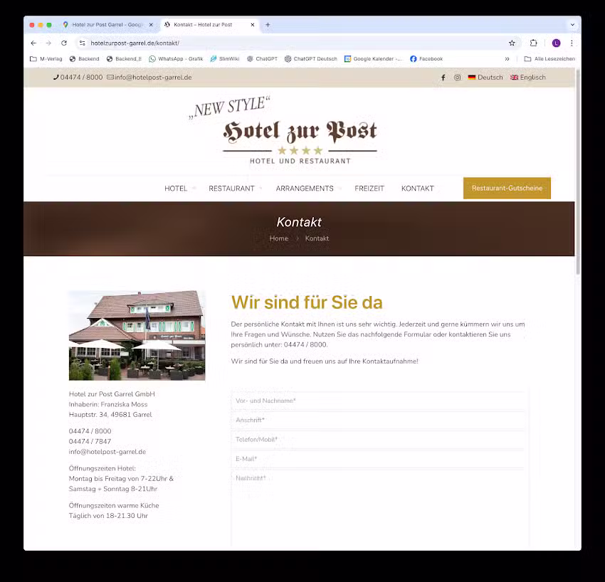 Hotel zur Post, Restaurant