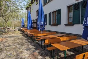 H&uuml;hnerstall Biergarten Kohlenm&uuml;hle