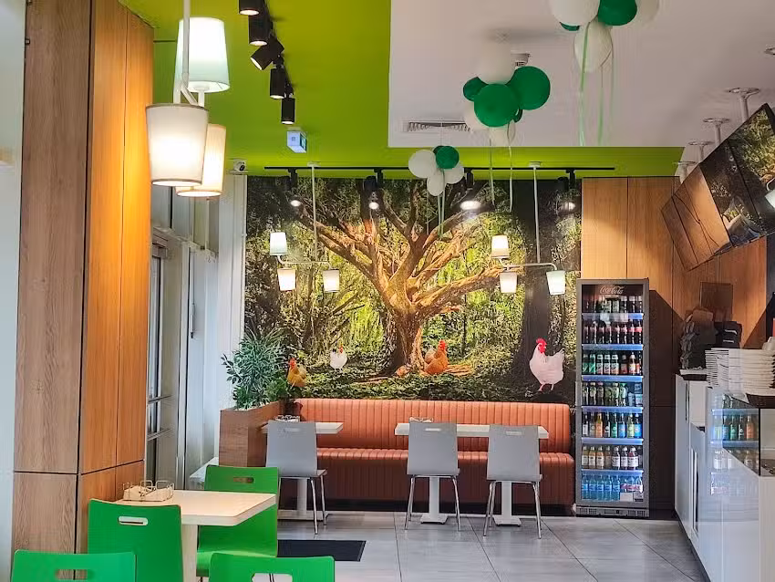 H&uuml;hnerwald & Chef burger