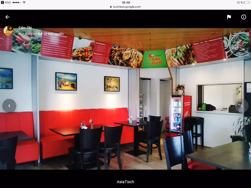 Imbi&szlig; AsiaTisch