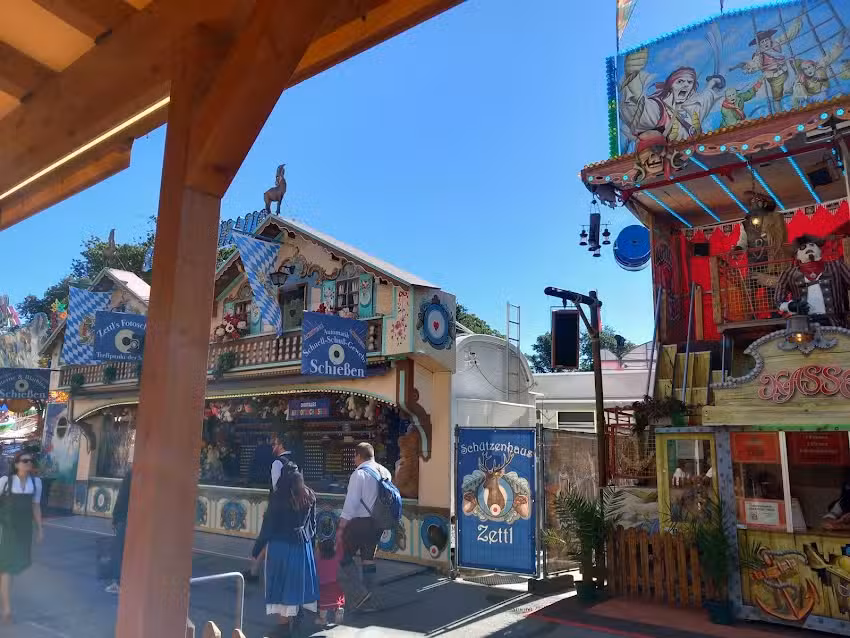 Johann Auer auf der Wiesn