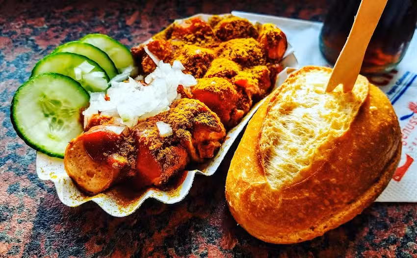 Katastrophen Imbiss Wei&szlig;