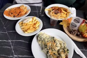 Lecker Essen und Trinken