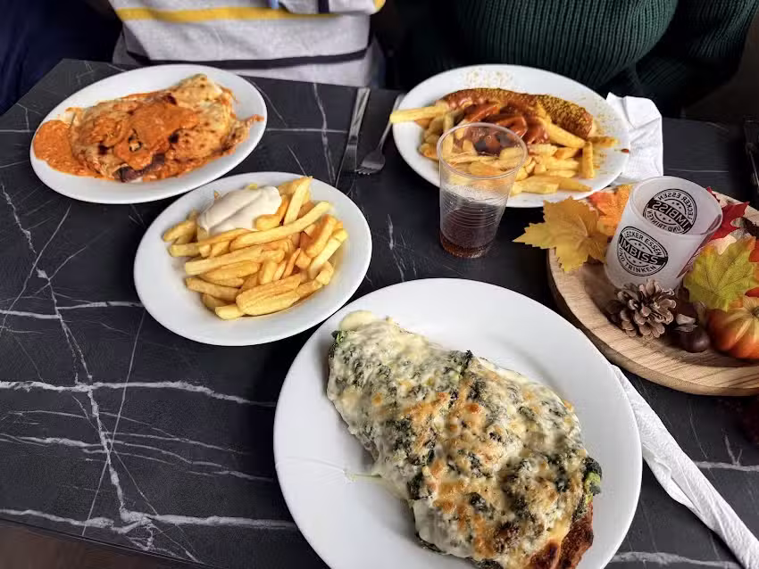 Lecker Essen und Trinken