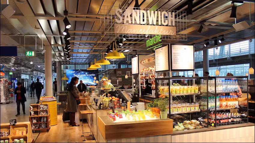 March&eacute; Sandwich Manufaktur N&uuml;rnberg Airport