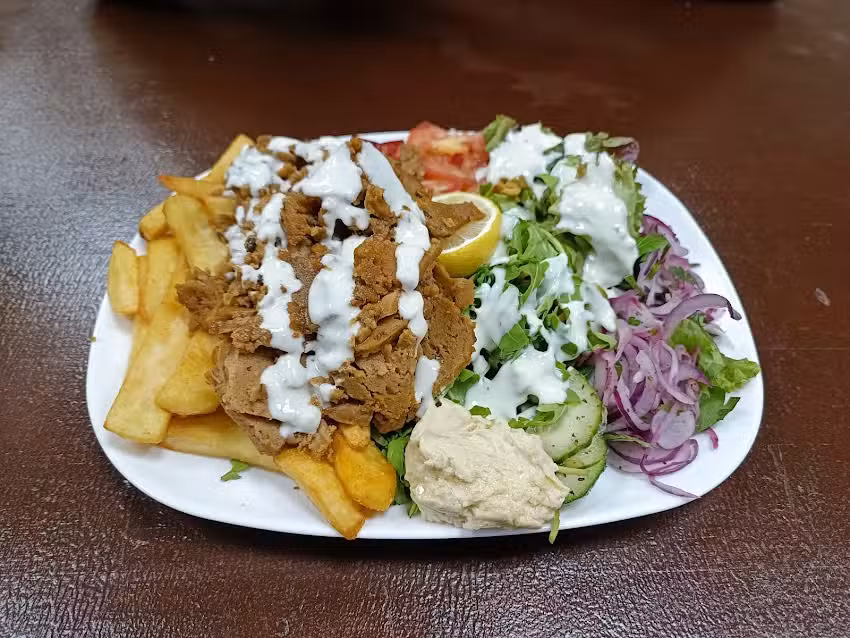 Mauer Food Kebab Pizza Vegan