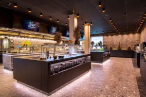 Open Kitchen Restaurant by Meiser Design Hotel