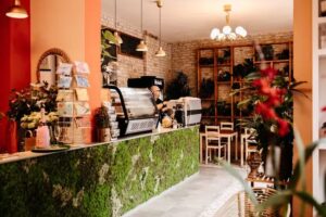 Pastel Blumen.Cafe