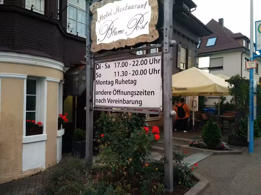 Restaurant Blume Post