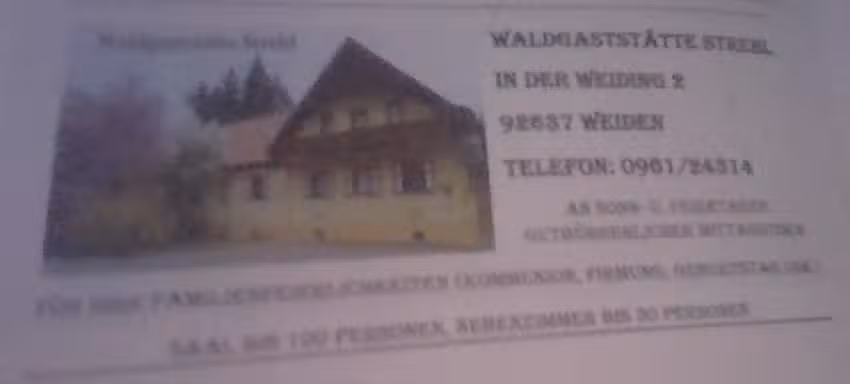 Restaurant Waldgastst&auml;tte Strehl