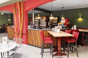 Restaurantbereich im Aqua Mundo
