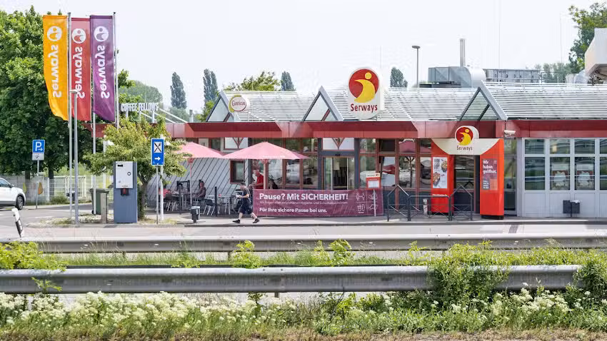 Serways Rastst&auml;tte Pf&auml;lzer Weinstrasse Ost