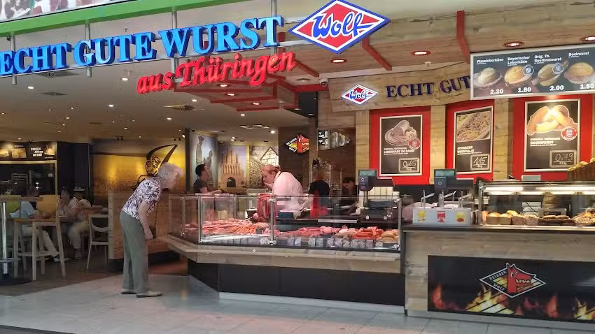 Wolf Wurstshop mit Hei&szlig;er Wolf Restaurant