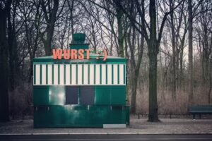 Wurst :-) am Brandenburger Tor