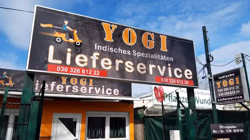 Yogi indischer Lieferservice